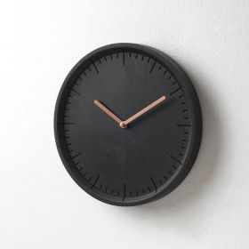 PANA Meter Wall clock Round Black, Bronze